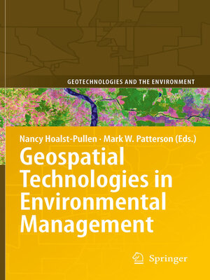 cover image of Geospatial Technologies in Environmental Management